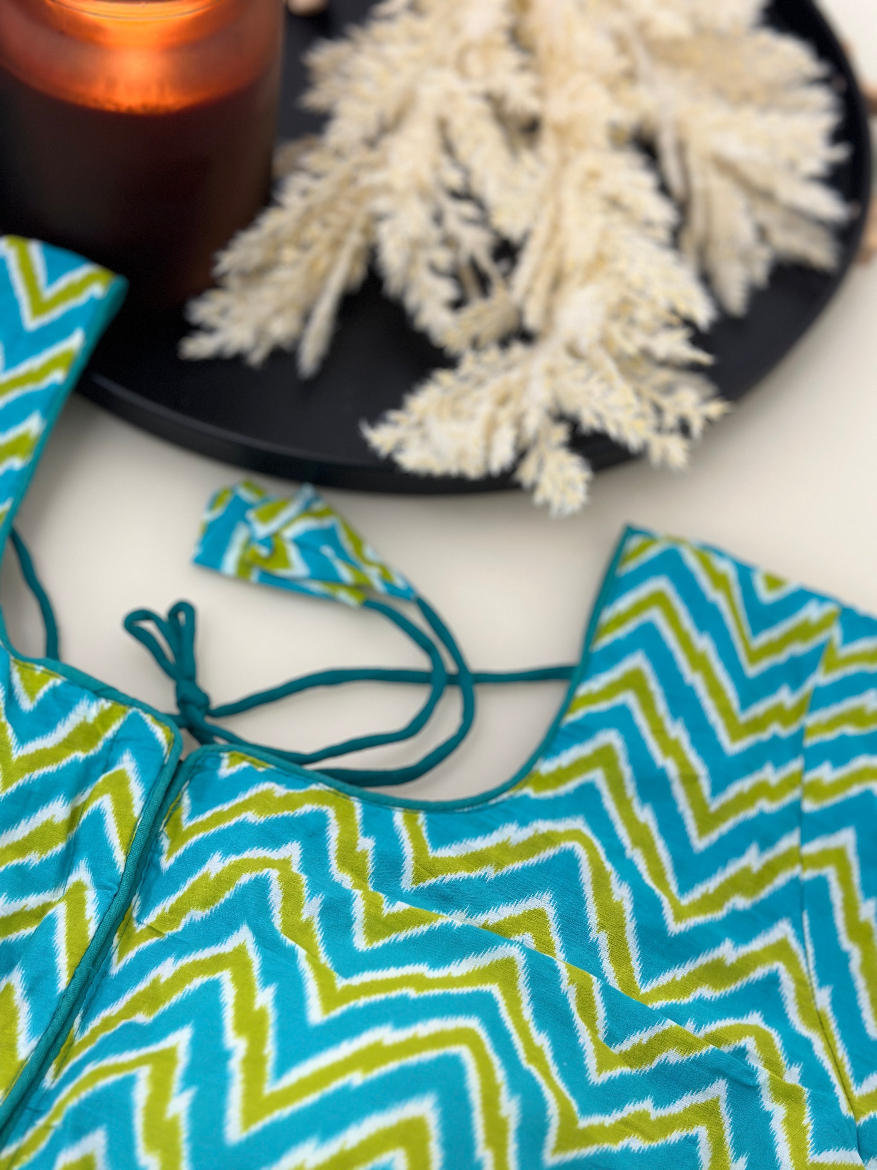 Zigzag Printed Blouse